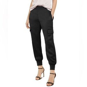 Ted Baker Sulia Cargo Ankle Jogger Pants Black 5 XL 12
